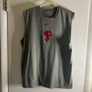 Men’s Nike Phillies Tank Muscle Shirt - Size Medium